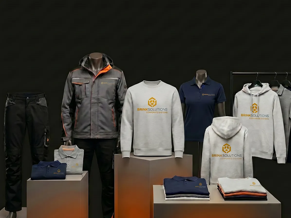 Bedruckte Teamkleidung und Workwear